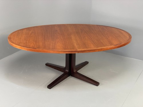 Vintage walnut dining table - dining,