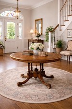 Victorian Walnut inlaid oval