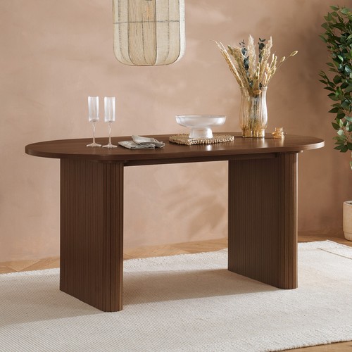 Axel oval fluted dining - oval,