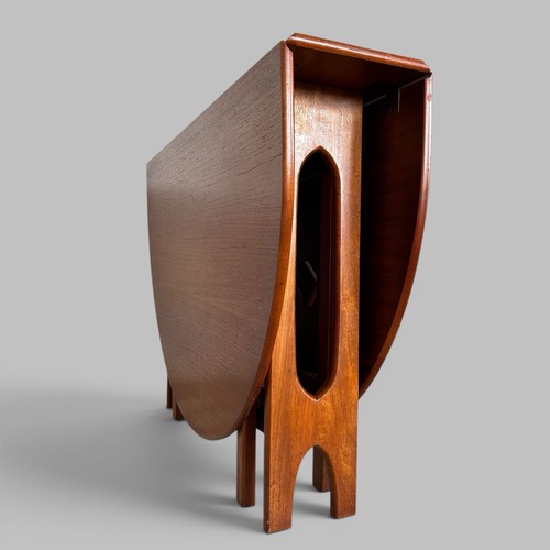 Mid century teak oval - century,