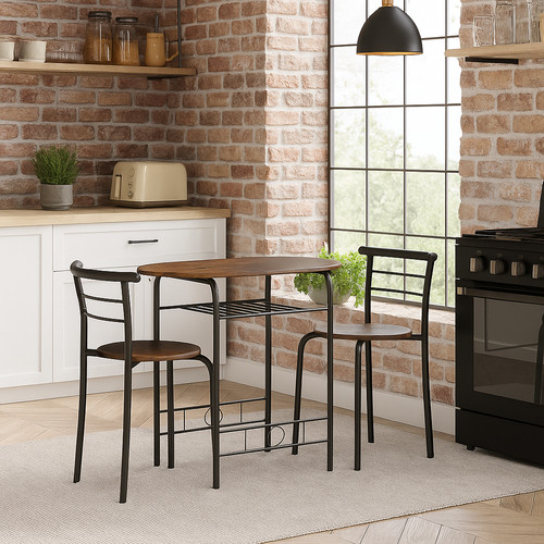 Pcs dining table chairs - 2,