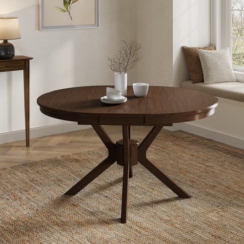 Large walnut round oval - to,